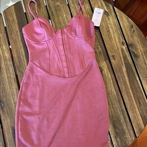 Wild Fable XXS Pink Bodycon Dress Spaghetti Strap NWT